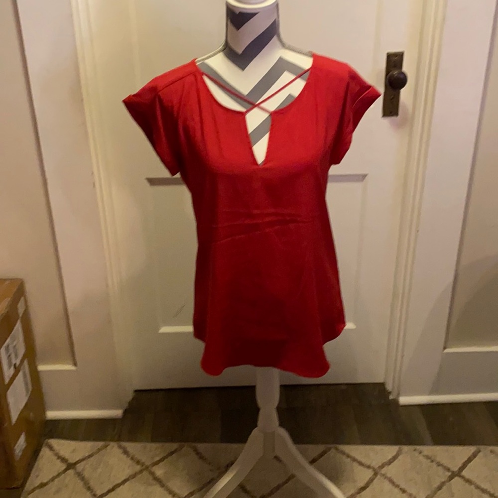 Red Blouse - Express